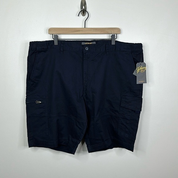 Johnny Bigg Fraser Stretch Cargo Short in Navy Men’s Size 44 - Picture 1 of 9